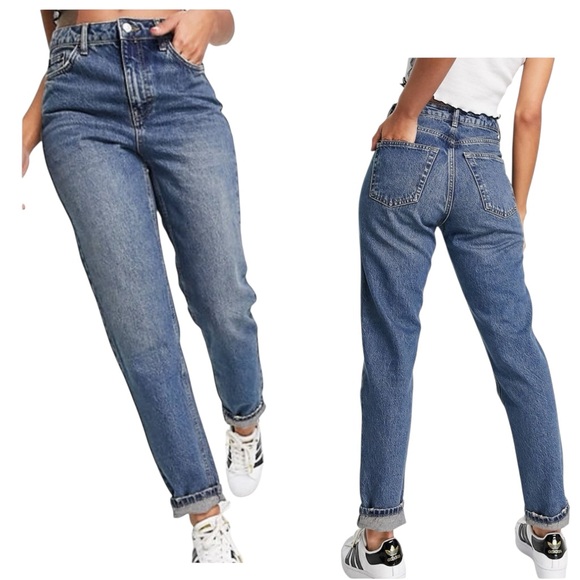 Topshop Denim - TOPSHOP MOTO MOM JEANS SIZE 25